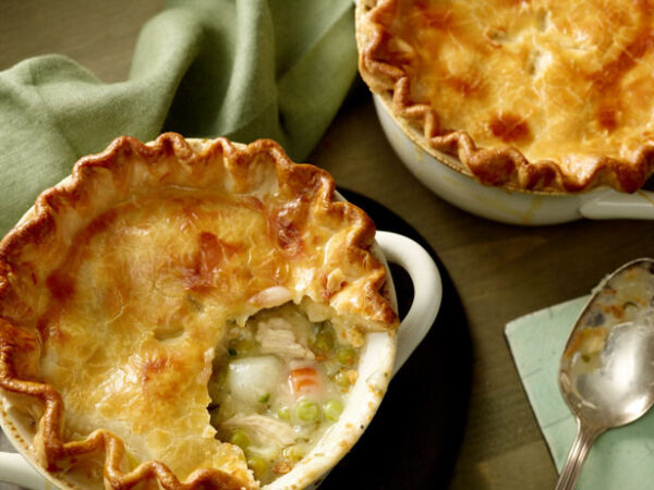Individual Chicken Pot Pie<p class="archive-product-description" ><p>Wisdom’s natural chicken and vegetables in a cream gravy are topped with a pie crust.</p>
<p> </p>
</p>