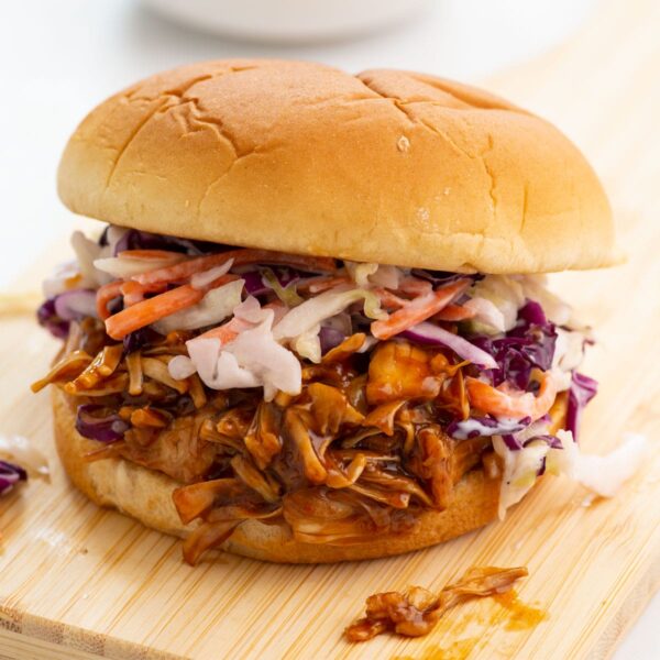 Gluten Free Vegetarian "Pulled Pork" Sandwiches